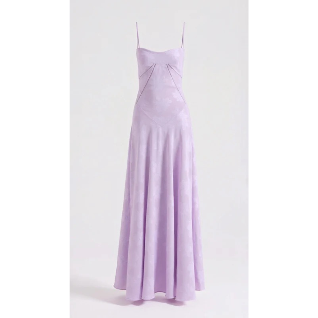 Waltraudine | Damen Maxi Kleid Für Hochzeitsgast Im Slip Stil