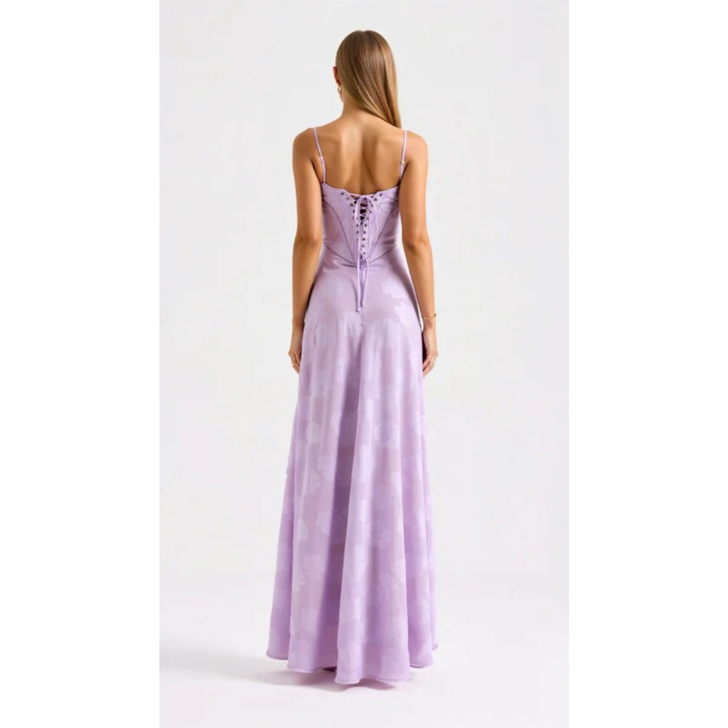 Waltraudine | Damen Maxi Kleid Für Hochzeitsgast Im Slip Stil