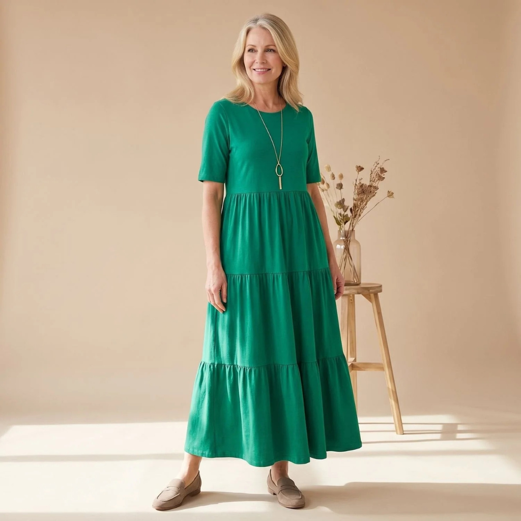 Wanda | Damen Abendkleid mit Stufenrock
