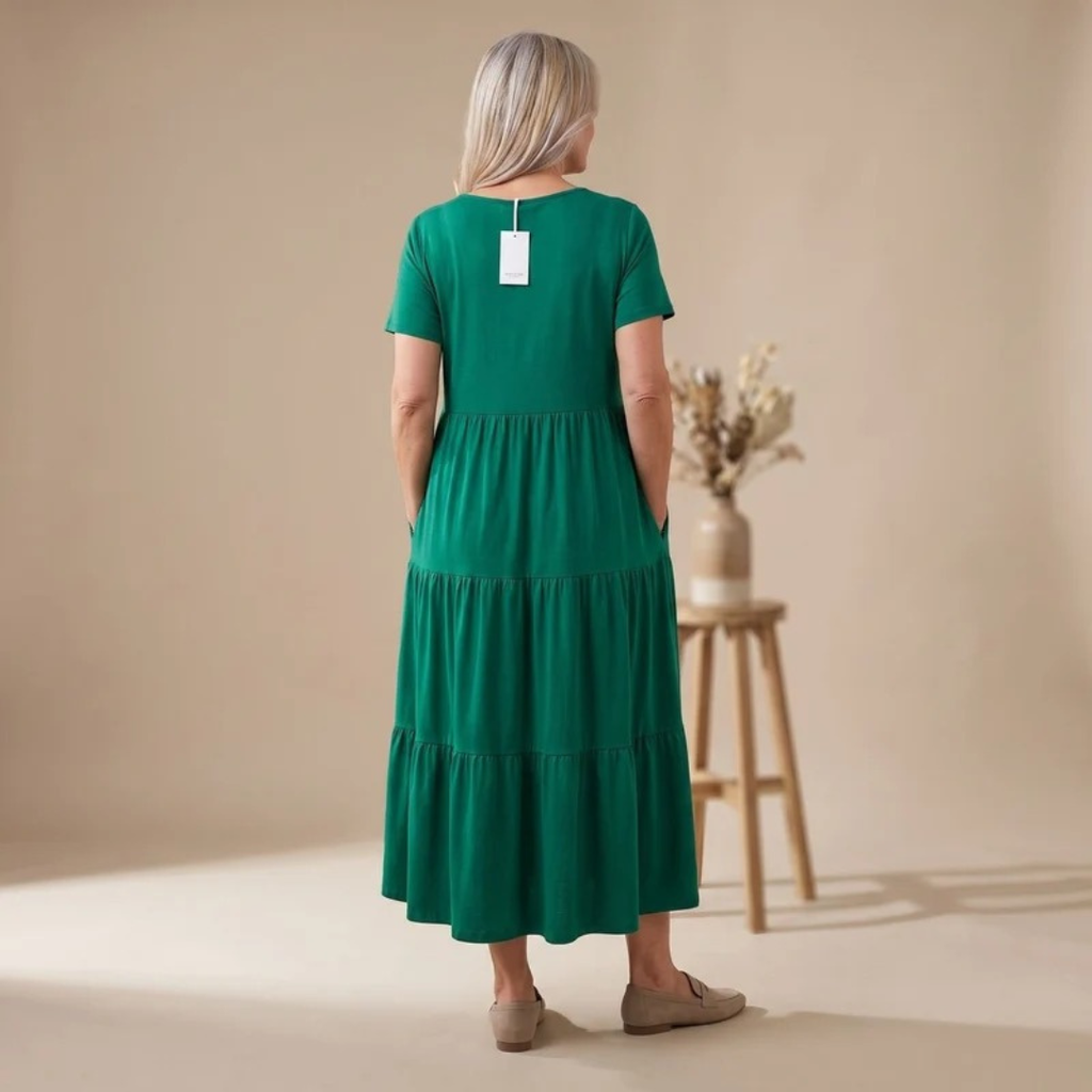 Wanda | Damen Abendkleid mit Stufenrock