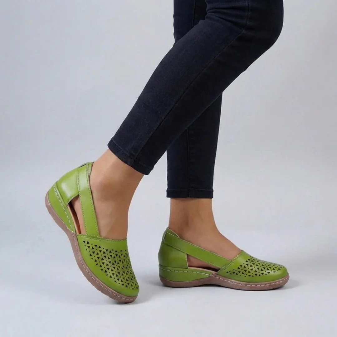 Wilhelmina | Damen Schlichte Leichte Sandalen