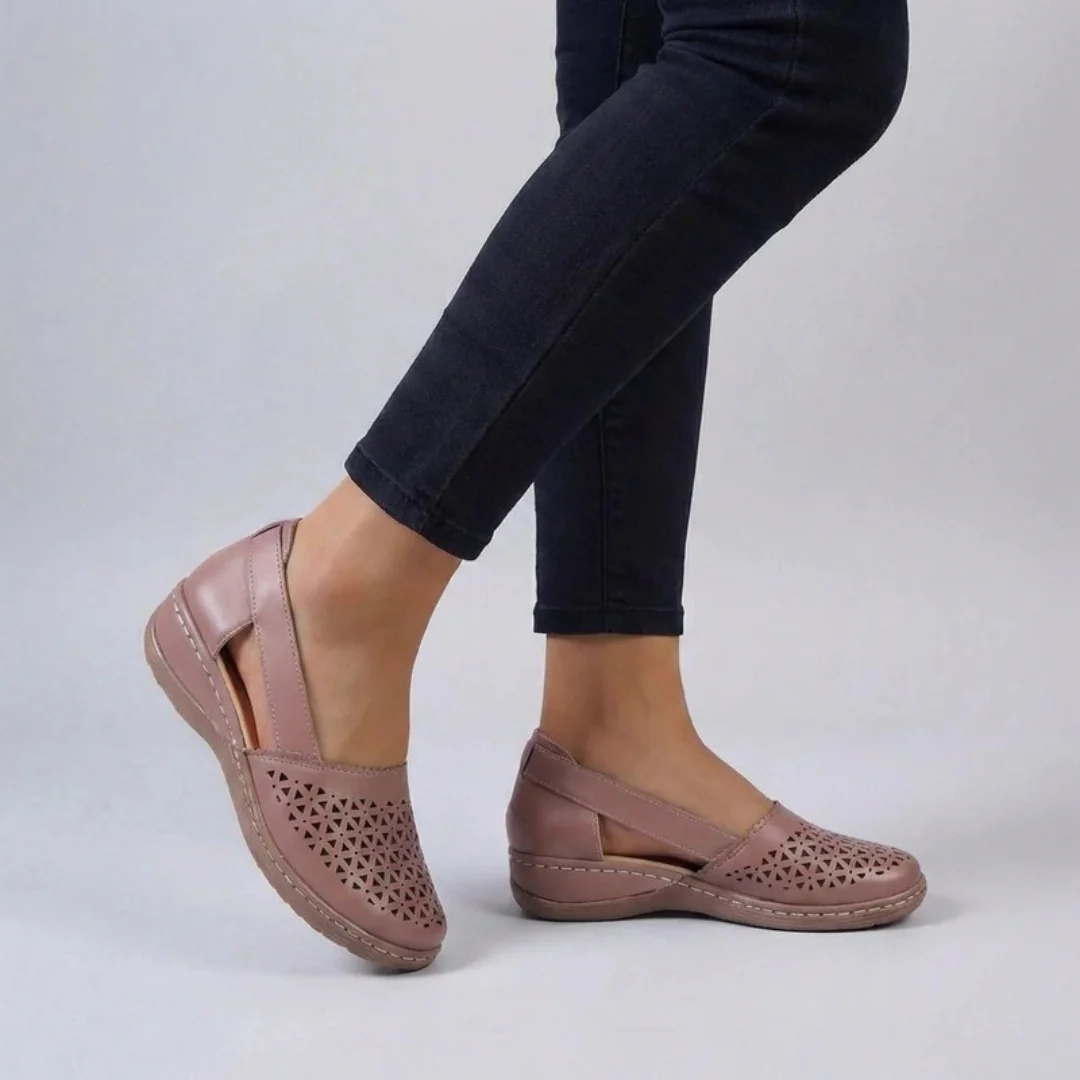 Wilhelmina | Damen Schlichte Leichte Sandalen