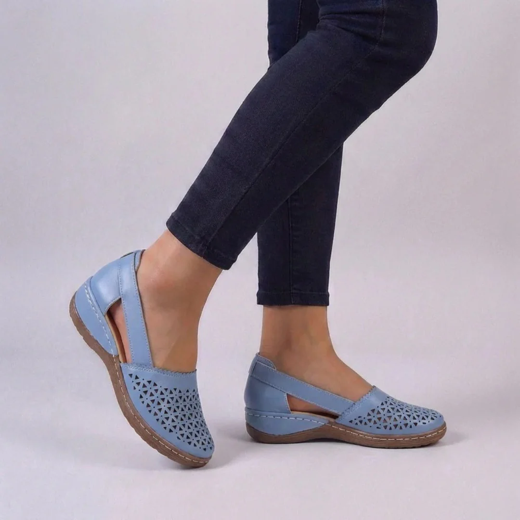 Wilhelmina | Damen Schlichte Leichte Sandalen