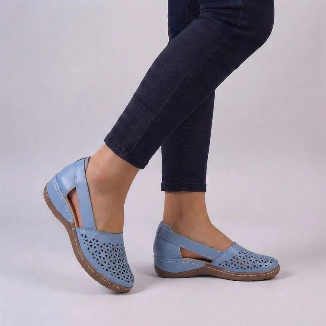 Wilhelmina | Damen Schlichte Leichte Sandalen