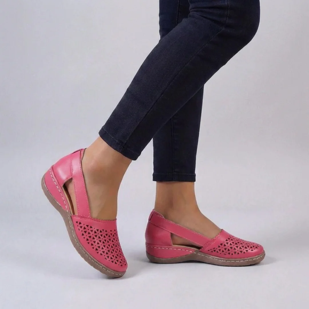 Wilhelmina | Damen Schlichte Leichte Sandalen