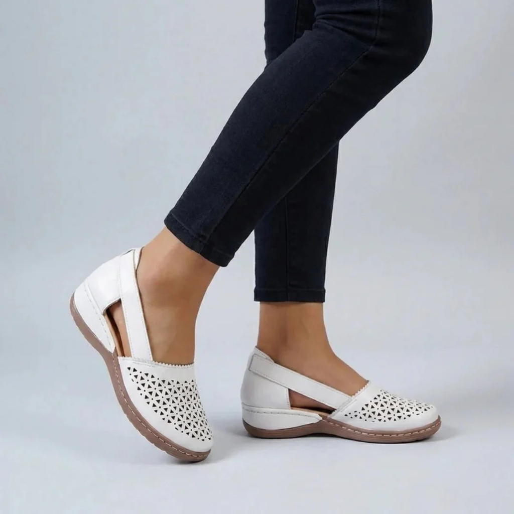 Wilhelmina | Damen Schlichte Leichte Sandalen
