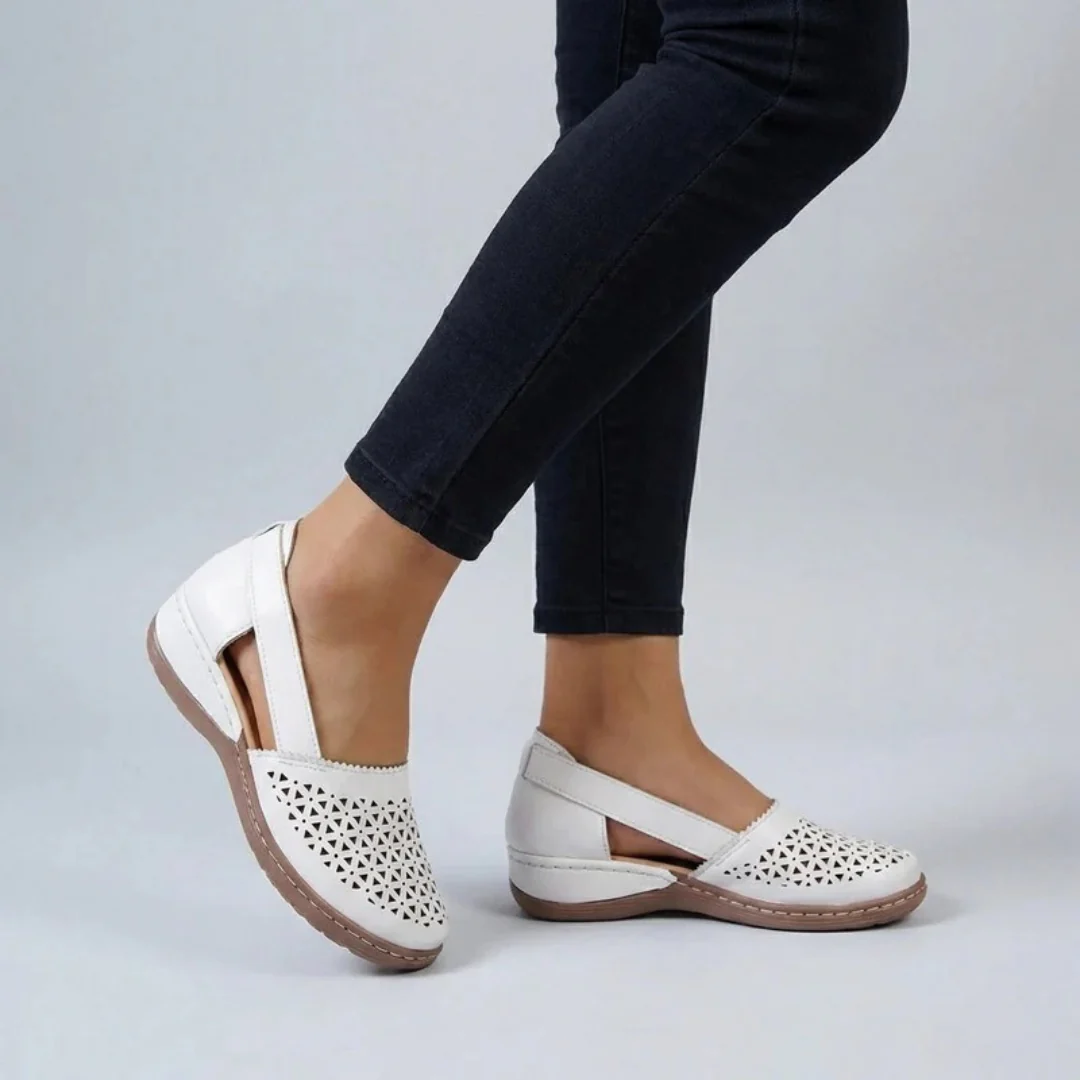 Wilhelmina | Damen Schlichte Leichte Sandalen