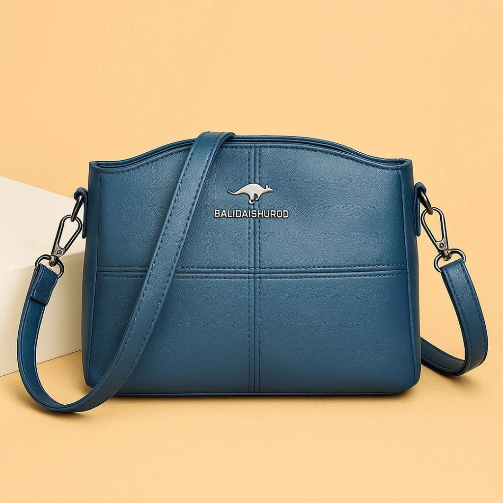 Wilhelmine | Damen Elegante Umhängetasche Aus Kunstleder