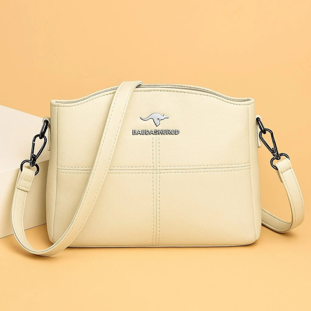 Wilhelmine | Damen Elegante Umhängetasche Aus Kunstleder