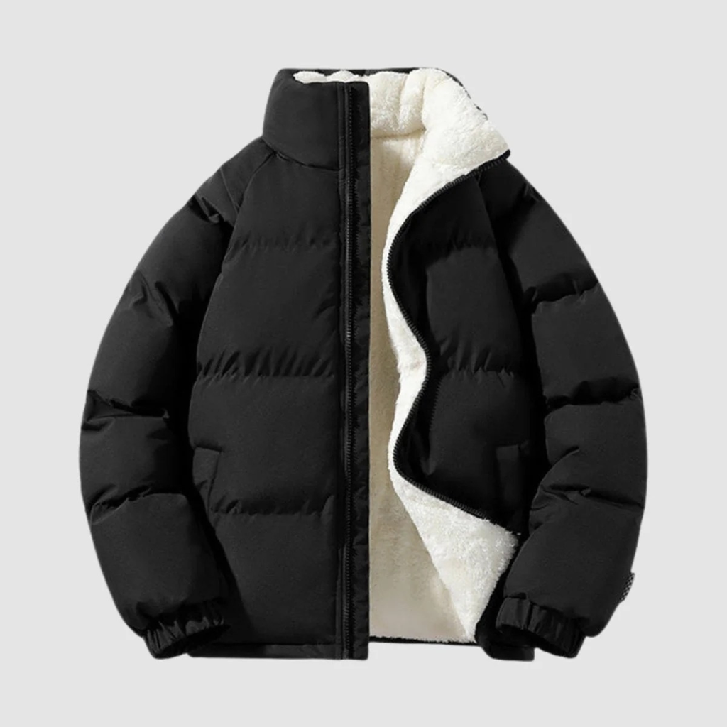 Wilhelmine | Damen Pufferjacke mit Kapuze, Weiche Fleece Fütterung und Komfort Design