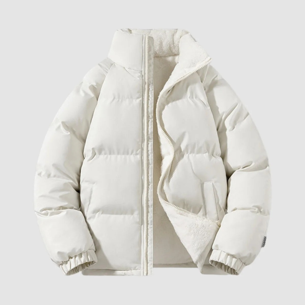 Wilhelmine | Damen Pufferjacke mit Kapuze, Weiche Fleece Fütterung und Komfort Design