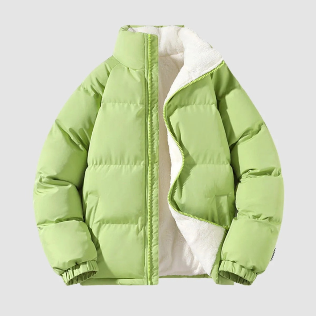Wilhelmine | Damen Pufferjacke mit Kapuze, Weiche Fleece Fütterung und Komfort Design