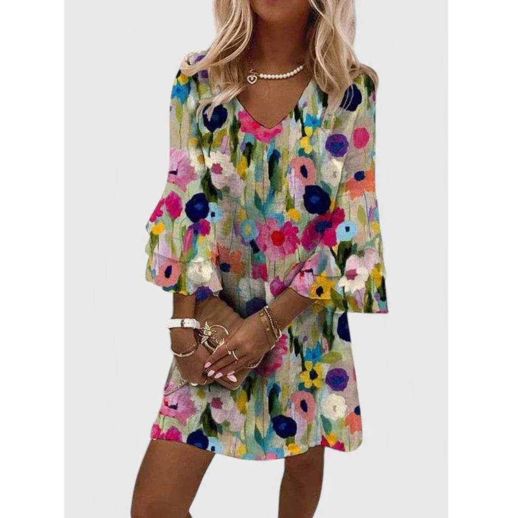 Wilma | Damen Leichtes Sommer Midikleid