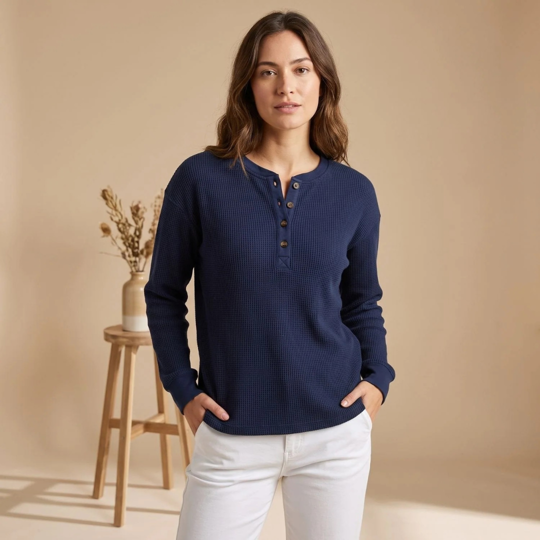 Wilma | Damen Pullover mit V-Ausschnitt und Oversized Schnitt