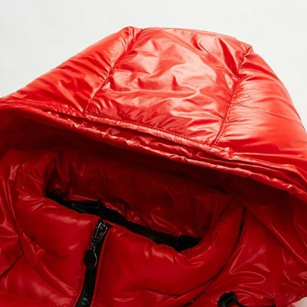 Winterjacke im Glänzenden Puffer-Stil – Damenmantel für kalte Tage