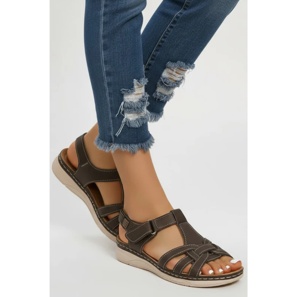 Luna | Damen Sandalen Mit Schnalle Für Alltag