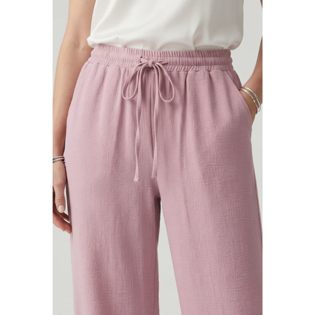 Mathilda | Damen Palazzo Hose Mit Kordelzug Für Freizeit