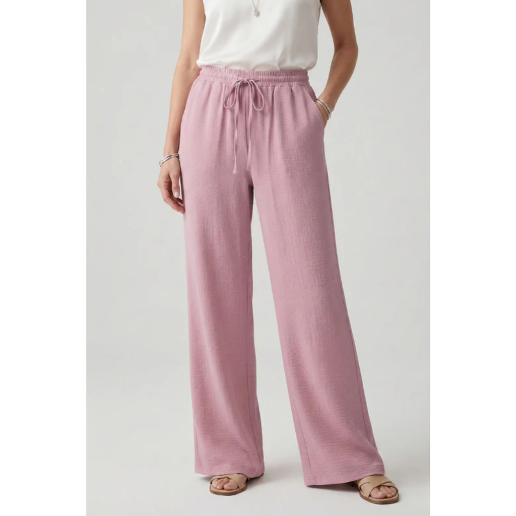 Mathilda | Damen Palazzo Hose Mit Kordelzug Für Freizeit