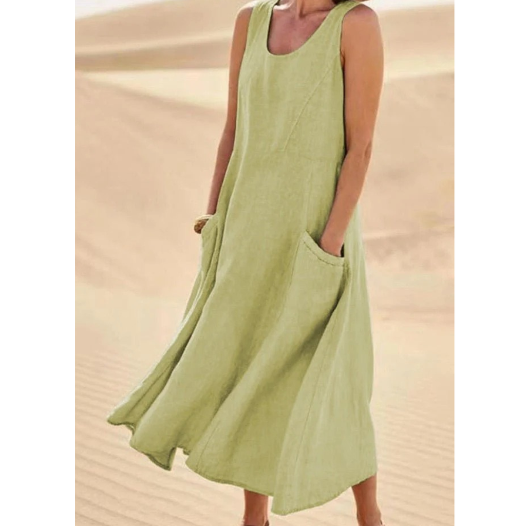 Zehra | Modernes Damen Sommerkleid Maxi Freizeit Urlaub